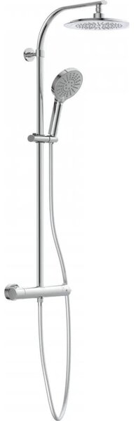 Schütte 60046 - Sprchová sada s termostatickou baterií MADURA FRESH lesklý chrom