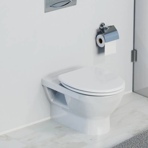 Schütte 82100-A - Záchodové prkénko WHITE SoftClose duroplast