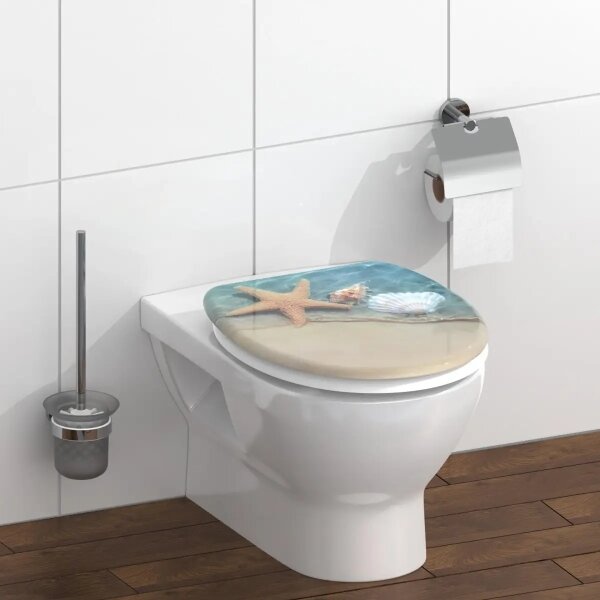 Schütte 82196 - Záchodové prkénko BEACH SoftClose duroplast