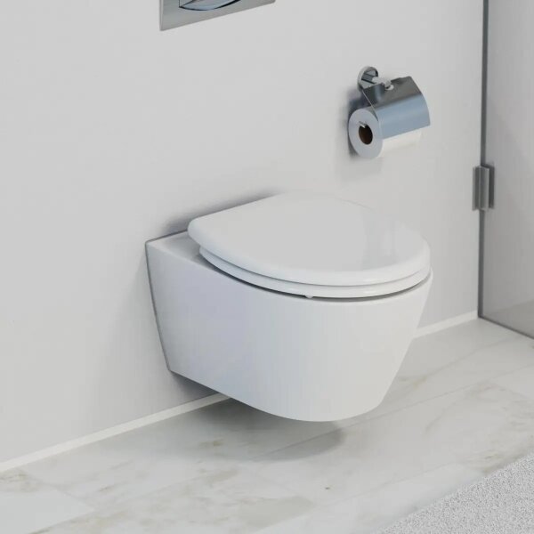 Schütte 82300-A - Záchodové prkénko WHITE SoftClose duroplast