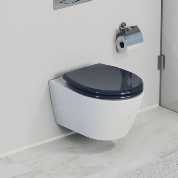 Schütte 82304-A - Záchodové prkénko ANTHRAZIT SoftClose duroplast
