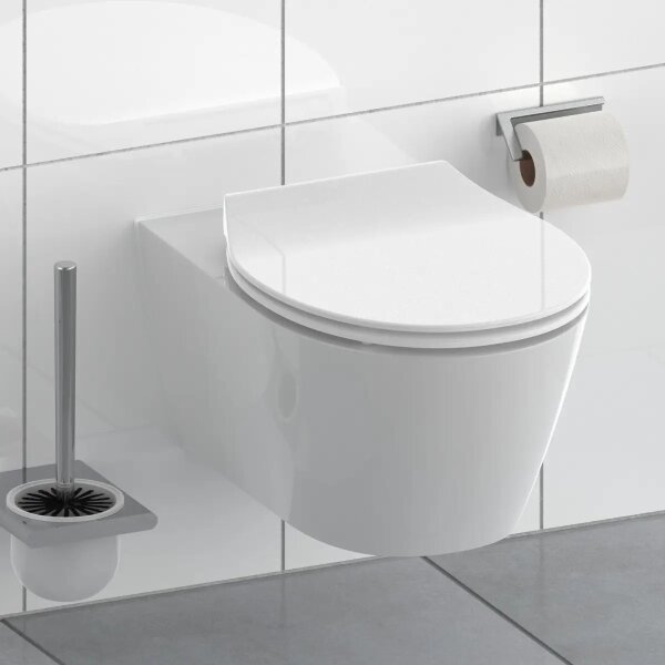 Schütte 82700 - Záchodové prkénko SLIM WHITE SoftClose duroplast