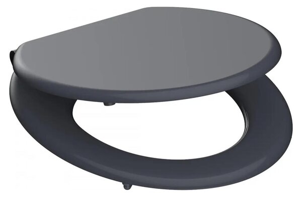 Schütte 80104 - Záchodové prkénko SPIRIT ANTHRAZIT SoftClose MDF dřevo