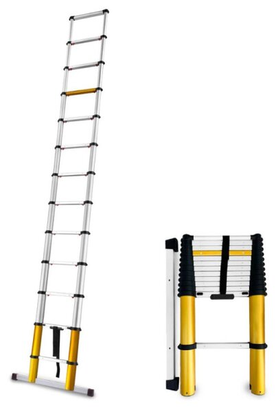 Teleskopický žebřík 1x13 příček výsuvný DRABEST DT-13 MAX