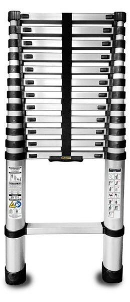 Teleskopický žebřík 1x13 příček výsuvný DRABEST DT-13 HOME