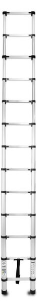 Teleskopický žebřík 1x13 příček výsuvný DRABEST DT-13 HOME