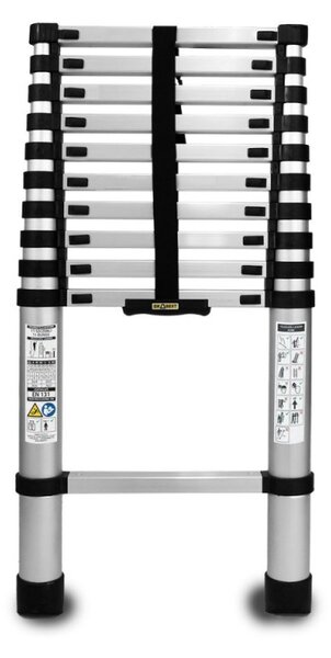 Teleskopický žebřík 1x11 příček výsuvný DRABEST DT-11 HOME