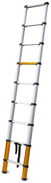 Teleskopický žebřík 1x9 příček výsuvný DRABEST DT-9 MAX