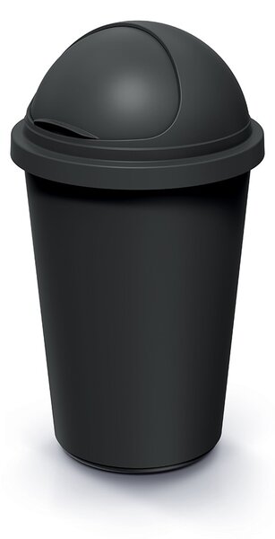 Prosperplast Odpadkový koš COMPACTO ROLL 50 L černý