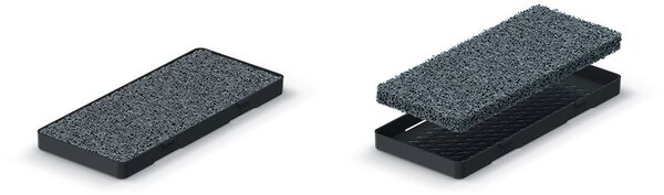Prosperplast Sada 3 náhradních uhlíkových filtrů do odpadkových košů Kaddi šedá