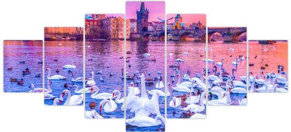 Obraz - Praha (210x100 cm)
