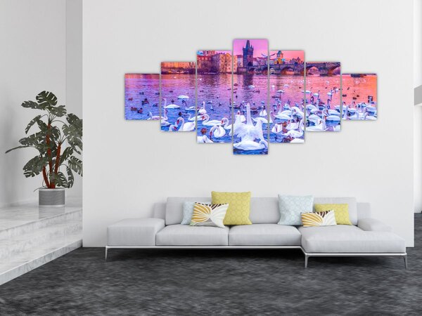 Obraz - Praha (210x100 cm)