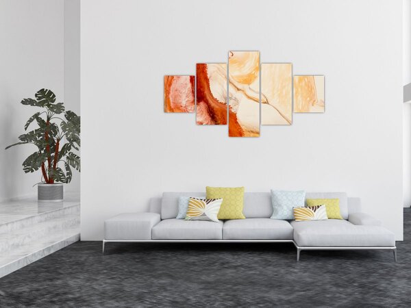 Obraz - Abstraktní malba (125x70 cm)