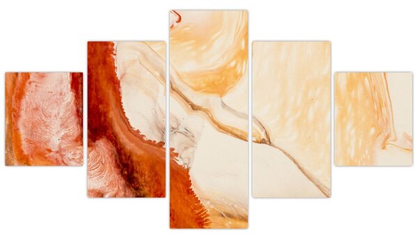 Obraz - Abstraktní malba (125x70 cm)