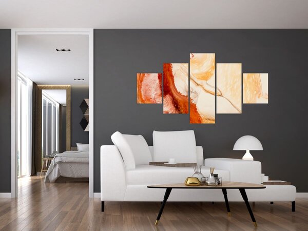 Obraz - Abstraktní malba (125x70 cm)