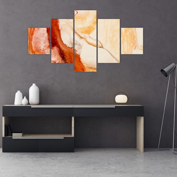 Obraz - Abstraktní malba (125x70 cm)
