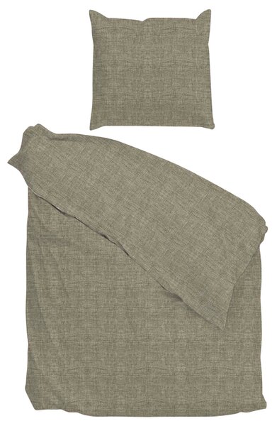 Povlečení LINO 2 taupe, 70x90 a 140x200 cm