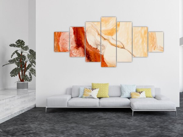 Obraz - Abstraktní malba (210x100 cm)