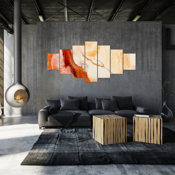 Obraz - Abstraktní malba (210x100 cm)