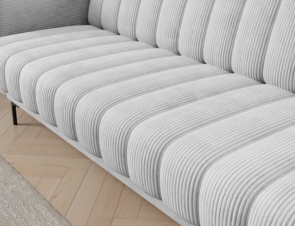 Designová rozkládací pohovka KARSIN - světle šedá