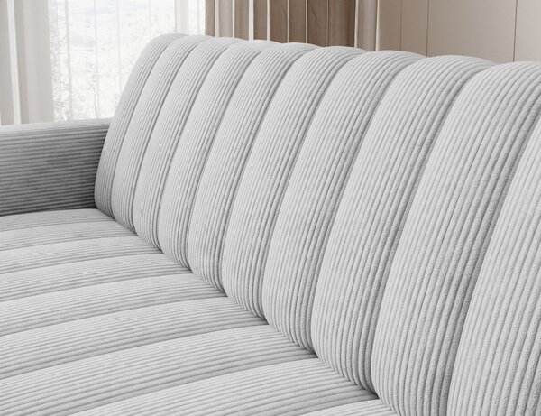 Designová rozkládací pohovka KARSIN - světle šedá