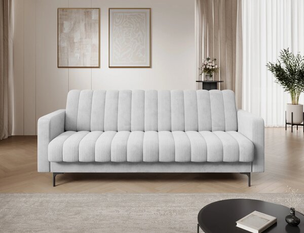 Designová rozkládací pohovka KARSIN - světle šedá