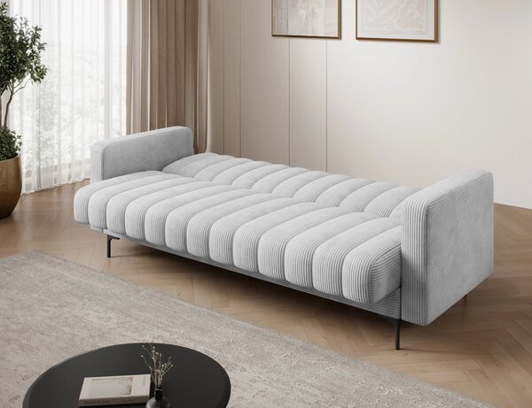 Designová rozkládací pohovka KARSIN - světle šedá