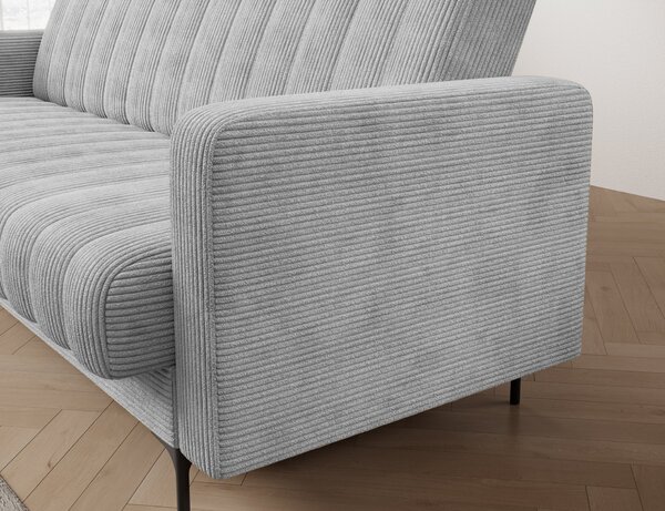 Designová rozkládací pohovka KARSIN - světle šedá