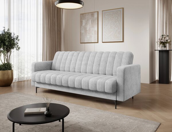 Designová rozkládací pohovka KARSIN - světle šedá