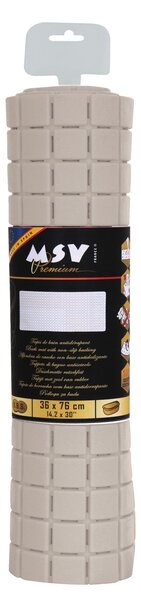 MSV protiskluzová podložka do sprchy QUADRO Premium, béžová, SBS kaučuk, 54 x 54 cm
