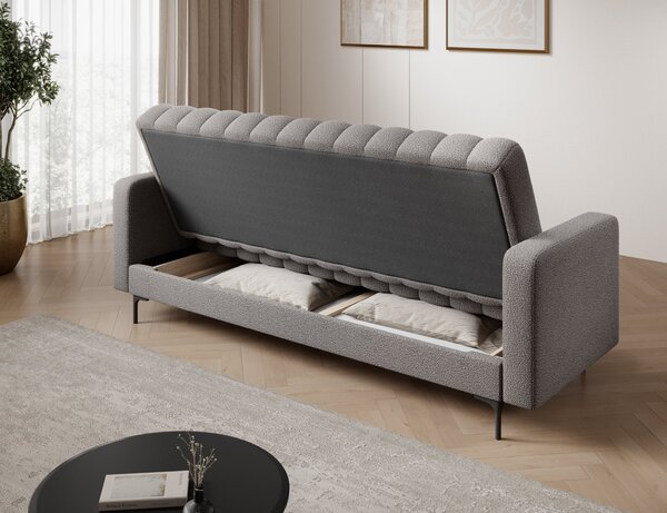 Designová rozkládací pohovka KARSIN - šedá