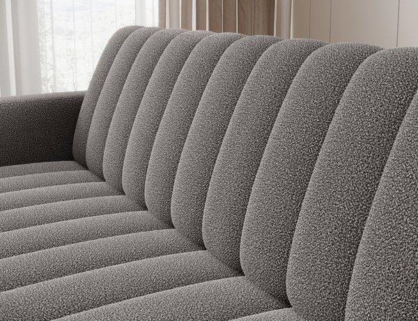 Designová rozkládací pohovka KARSIN - šedá