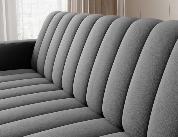 Designová rozkládací pohovka KARSIN - tmavě šedá
