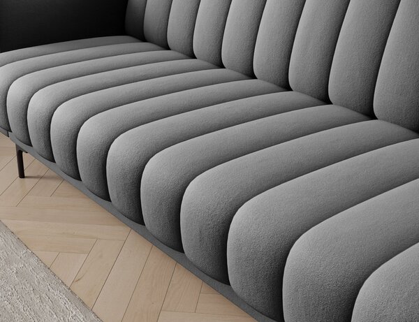 Designová rozkládací pohovka KARSIN - tmavě šedá