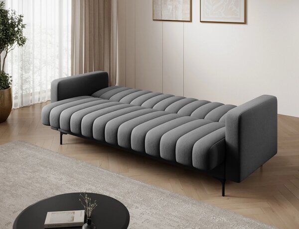Designová rozkládací pohovka KARSIN - tmavě šedá