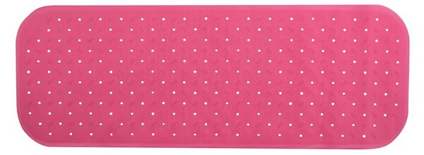 MSV protiskluzová podložka do vany CLASS Premium, růžová, SBS kaučuk, 36 x 97 cm
