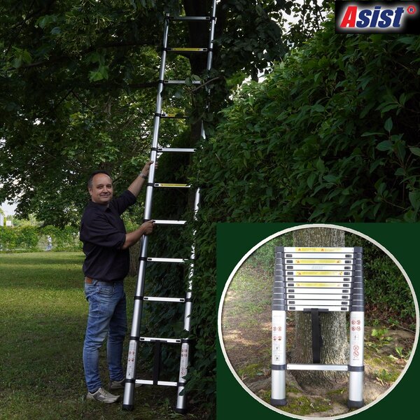 Asist AR99-6250 Teleskopický žebřík Alu, 2,5 m ASIST