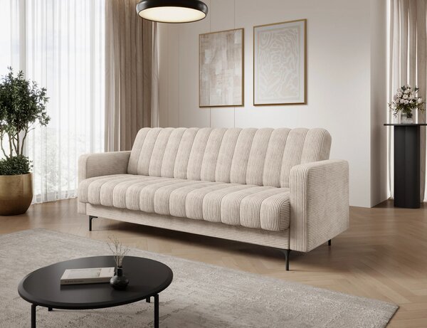 Designová rozkládací pohovka KARSIN - béžová