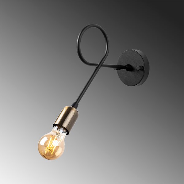 ASIR Nástěnná lampa VIRAJ černá