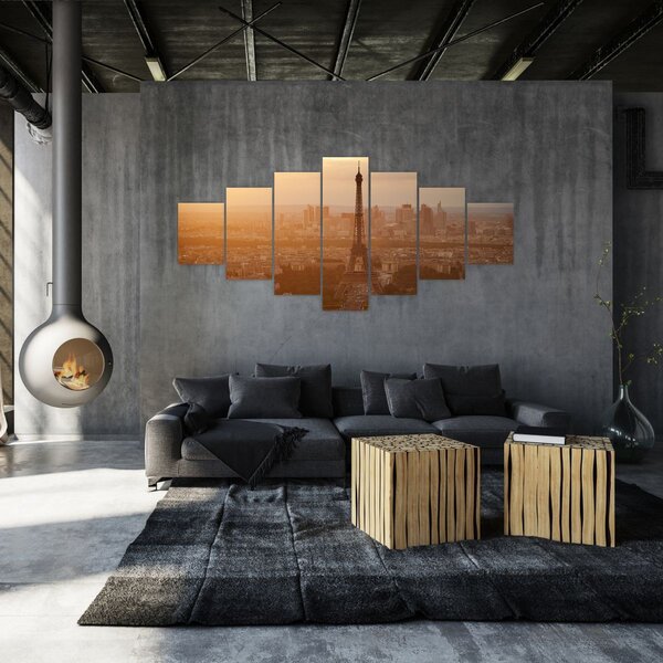 Obraz - Eiffelova věž (210x100 cm)