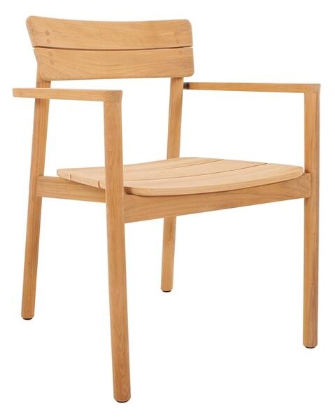 Jati Kebon Teakové jídelní křeslo Lynn Teak, Jati Kebon, teak, bez sedáku