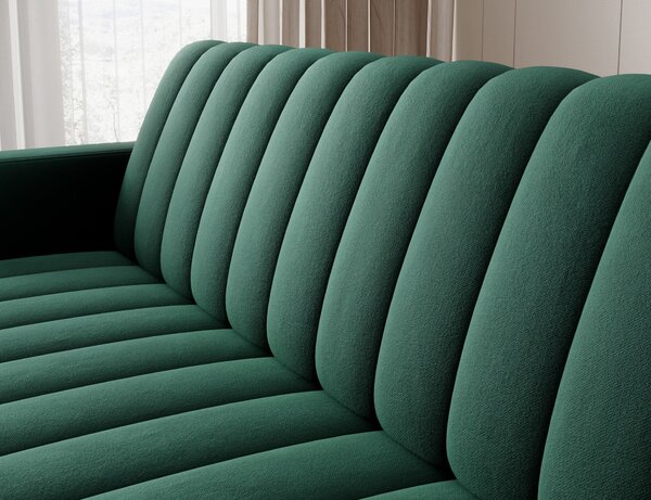 Designová rozkládací pohovka KARSIN - zelená