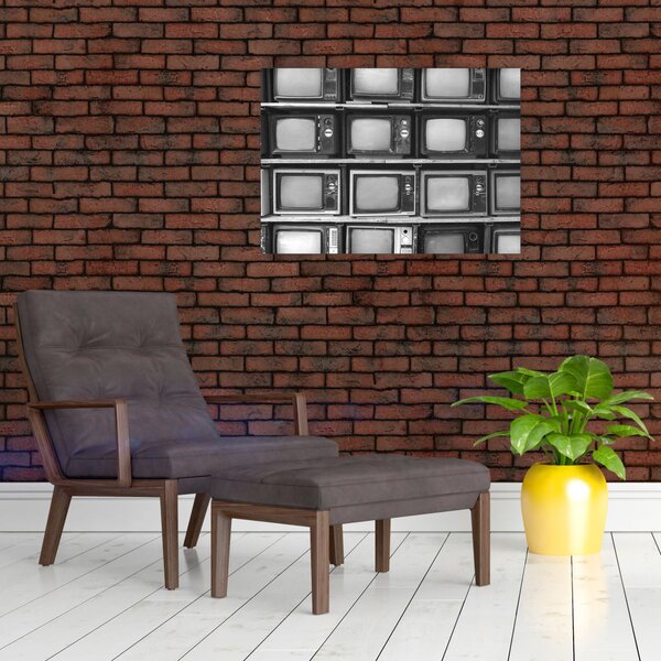 Obraz - Retro televize (70x50 cm)