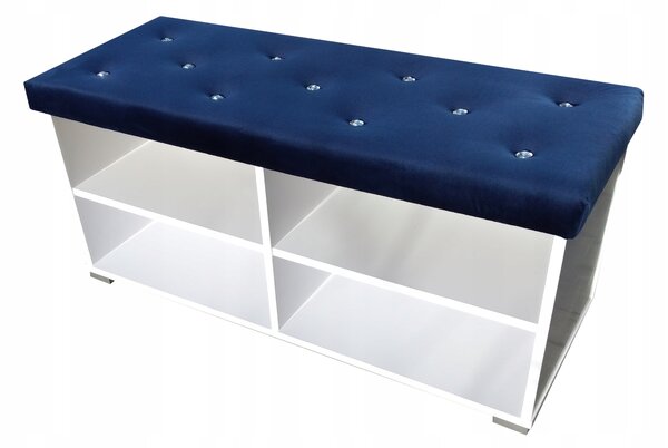 Botník s sedátkem Hanmar 101 x 46 x 41 cm bílý