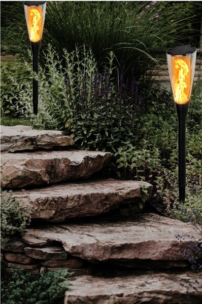 Solární LED lampa TORCH Premium IP65 - 65cm