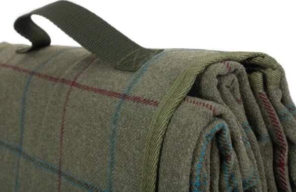 Willow Direct Pikniková deka Green Tweed 170x140 cm