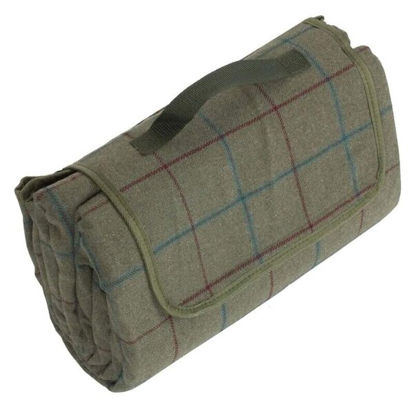 Willow Direct Pikniková deka Green Tweed 170x140 cm