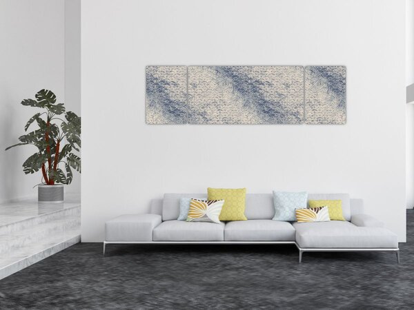 Obraz - Vzor vlnek (170x50 cm)