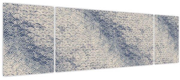 Obraz - Vzor vlnek (170x50 cm)