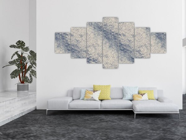 Obraz - Vzor vlnek (210x100 cm)